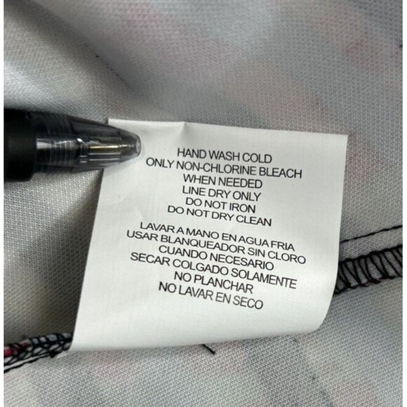 My Michelle 5 A-Line Stretch Pink Watercolor Striped Dress Skater Sundress Art - Picture 10 of 10